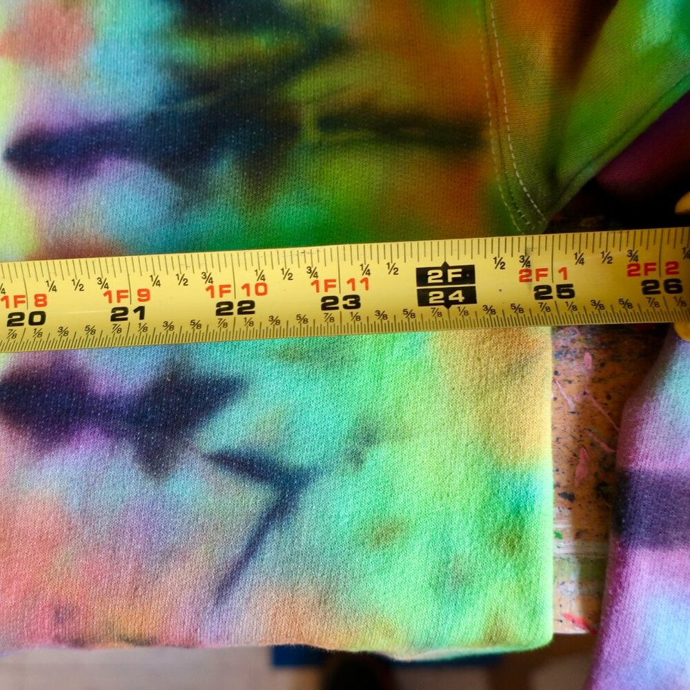 Brilliant Hand Tie Dyed Sweatshirt - Unisex XL - One of a kind - Picture 8 of 9